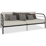 Maison Chic Posteljni okvir - Enojna postelja - Postelja za odrasle za dnevno posteljo črn kovinski 90x200 cm, (21695293) Cene