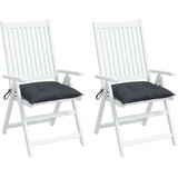 vidaXL Blazine za stole 2 kosa antracitne 50x50x7 cm oxford tkanina | Shoptok.si