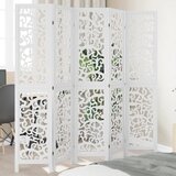  The Living Store Paravan 5-delni bel trden les pavlovnije - Pregrada Za Prostor, (21442232) | Shoptok.si