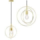 Toolight metalna prstenasta stropna svjetiljka zlato APP286-1CP | shoptok.hr