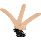 BaseCock Vibrator Realistic Bendable Flesh 18,5 Cm | Shoptok.si