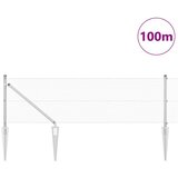 vidaXL zavareno žičano ograđivanje s 13 sidrenih stupova 0.6x100 m pocinčani čelik | shoptok.hr