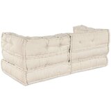 vidaXL modularni kauč 2 pcs krema 70 x 70 x 56 cm tkanina | shoptok.hr