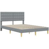  Okvir kreveta s madracem Svijetlo siva 160 x 200 cm tkanina | shoptok.hr