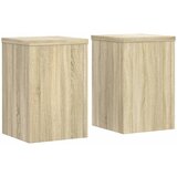 Furnova Stojalo za rastline 2 kosa sonoma hrast 25x25x35 cm inž. les, (21921960) | Shoptok.si