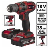 Einhell Akumulatorska bušilica/odvijač +39 pribora + 200 srafova set TC-CD 18/35 Li 4513957 | ePonuda.com