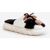 Boto FK1 Women's black fur slippers cow Remiola | Eponuda.ba
