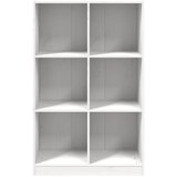  Regal za knjige bijeli 70 x 33 x 110 cm od masivne borovine | shoptok.hr
