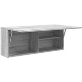 vidaXL Kopalniška stenska omarica siva sonoma 100x25x40 cm inž. les | Shoptok.si