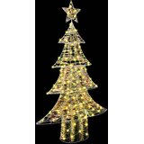  Božićno drvce s 160 LED svjetlima Topla bijela 150 cm PET | shoptok.hr