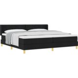  Krevet s opruga kutije Crna i bijela 200 x 200 cm Pjena | shoptok.hr