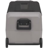 Prijenosni hladnjak s kotačima i adapterom crno-sivi 50 L PP/PE | Eponuda.com
