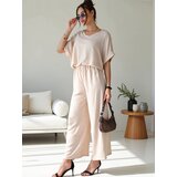 Resti Women's casual set with a short sleeve blouse and wide pants | shoptok.hr