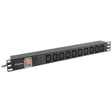 Lanberg PDU RACK POWER STRIP (1U,10A,7X IEC C13,2M) | shoptok.hr