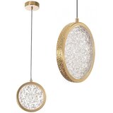 Toolight Viseća Kristalna Lampa LED Zlatna | shoptok.hr