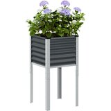 vidaXL Vrtna sadilica antracit 45x45x88 cm čelična Cijene