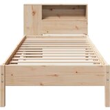 vidaXL Knjižna postelja brez vzmetnice 100x200 cm trdna borovina | Shoptok.si