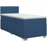  Boxspring krevet s madracem Plava 100 x 200 cm Tkanina | shoptok.hr