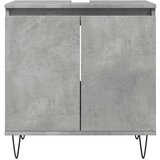 vidaXL 3-dijelni set kupaonskog namještaja siva boja betona drveni | shoptok.hr