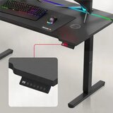 Huzaro Hero 8.7 Crni RGB Električni podesivi sto 140x70cm Slike