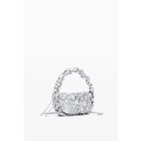 Desigual Women's handbag in silver color Flossy Eibar Mini - Women's Cene
