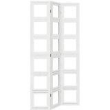  The Living Store Paravan 3-delni bel trden les pavlovnije - Pregrada Za Prostor, (21494158) | Shoptok.si