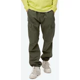 Carhartt WIP Pamučne hlače Cypress boja: zelena, cargo kroj, I025932.CYPRESS.RI-CYPRESS.RI