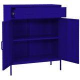 Ormarić za pohranu modri 80 x 35 x 101,5 cm čelični | shoptok.hr