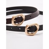 Trendyol ženski set 2 komada kaiša model Twoaw25Ke00010, crna-bordo / više boja | Eponuda.com