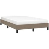 vidaXL Okvir kreveta Taupe 120x190 cm Tkanina | shoptok.hr