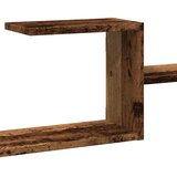  Zidna polica boja staro drvo 104x15x49 cm konstruirano drvo | shoptok.hr