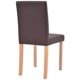 In 7-dijelni blagovaonski set od umjetne kože boja hrasta/smeđa | shoptok.hr
