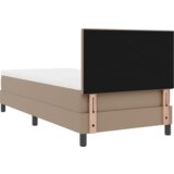  Postelja z vzmetnico Kapučino 90 x 200 cm Umetna koža, (5000125825) | Shoptok.si
