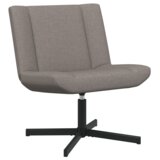  Vrtljiv stol Taupe 63 x 75 x 76 cm blago, (5000288961) | Shoptok.si