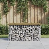 vidaXL Vrtna gabionska klop 83x44x42 cm impregnirana borovina Cene