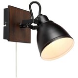 Markslöjd crna zidna svjetiljka Native, visina 18,5 cm | shoptok.hr