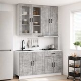  Kuhinjska jedinica KALMAR 4 pcs Betonska siva Konstruirano drvo | shoptok.hr