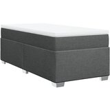  The Living Store Box spring postelja z vzmetnico temno siva 100x200 cm blago - Box Spring Postelja, (21519760) | Shoptok.si