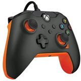 Pdp žični igralni plošček xbox kontroler black - atomic (orange) | Shoptok.si