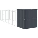  Kućica za pse s igralištem antracit 165 x 659 x 181 cm čelična | shoptok.hr