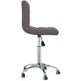 vidaXL Vrtljiv jedilni stol taupe blago, (20940169) | Shoptok.si
