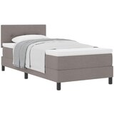  Krevet s opruga kutije Sivo-smeđa 90 x 190 cm tkanina | shoptok.hr