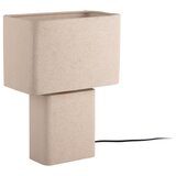 Leitmotiv Bež kovinska namizna svetilka (višina 33 cm) Boaz Recto – u