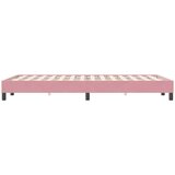  Box Spring krevet bez madracem ružičasti 120x220 cm samt | shoptok.hr
