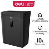 Deli Uništivač papira 5 lista 12 L 2 minuta ET014 | ePonuda.com