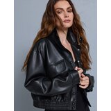 Sinsay Bomber jakna od umjetne kože | shoptok.hr