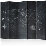 Artgeist PARAVAN 225/172/3 cm bela, temno siva Slike