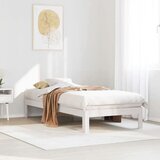 vidaXL Okvir kreveta bez madraca bijeli 90 x 200 cm masivna borovina | shoptok.hr