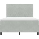  s opruga kutije Svijetlo siva 160 x 200 cm Baršun | shoptok.hr