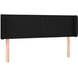  LED uzglavlje crno 147x16x78/88 cm od tkanine | shoptok.hr